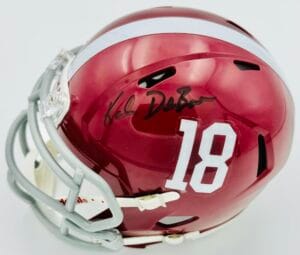 KALEN DEBOER SIGNED ALABAMA CRIMSON TIDE SIGNED MINI HELMET AUTOGRAPH BAS K44