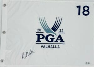 BROOKS KOEPKA SIGNED 2024 PGA CHAMPIONSHIP GOLF FLAG VALHALLA AUTOGRAPH BAS K91