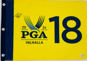 MARTIN KAYMER SIGNED 2024 PGA CHAMPIONSHIP GOLF FLAG VALHALLA AUTOGRAPH BAS K63