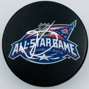 DREW DOUGHTY SIGNED 2015 ALL STAR GAME PUCK LOS ANGELES KINGS AUTOGRAPH COA J7