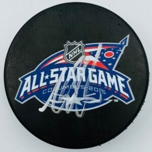 CLAUDE GIROUX SIGNED 2015 ALL STAR GAME PUCK PHILADELPHIA FLYERS AUTOGRAPH J2