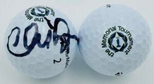 CHRIS PRATT SIGNED THE MEMORIAL TOURNAMENT GOLF BALL GUARDIANS OF THE GALAXY K1