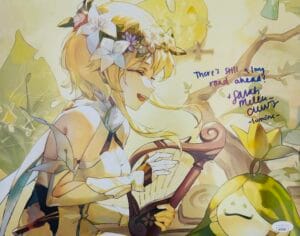 SARAH MILLER CREWS SIGNED 11X14 LUMINE PHOTO GENSHIN IMPACT AUTOGRAPH JSA 438