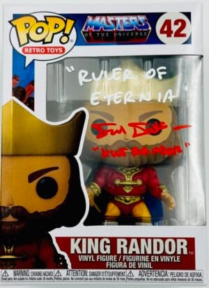 FRED TATASCIORE SIGNED KING RANDOR FUNKO 42 MASTERS OF THE UNIVERSE AUTOGRAPH 03