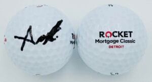 AARON RAI SIGNED ROCKET MORTGAGE CLASSIC GOLF BALL BRITISH OPEN PGA AUTOGRAPH K2