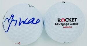 GARY WOODLAND SIGNED ROCKET MORTGAGE CLASSIC GOLF BALL BRITISH OPEN AUTOGRAPH K1