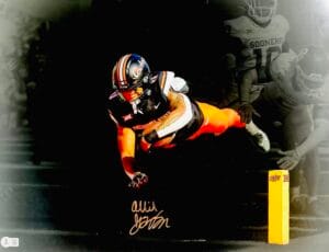 OLLIE GORDON SIGNED OKLAHOMA STATE COWBOYS 16X20 PHOTO AUTOGRAPH BAS J314