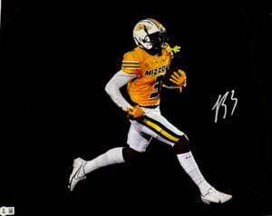 LUTHER BURDEN SIGNED 16X20 PHOTO MISSOURI TIGERS MIZZOU AUTOGRAPH BECKETT J652