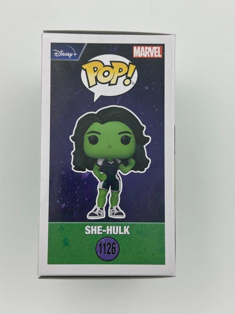 Tatiana Maslany Signed She-Hulk Funko Pop 1126 She Hulk Autograph Bas Marvel 899 - Image 4