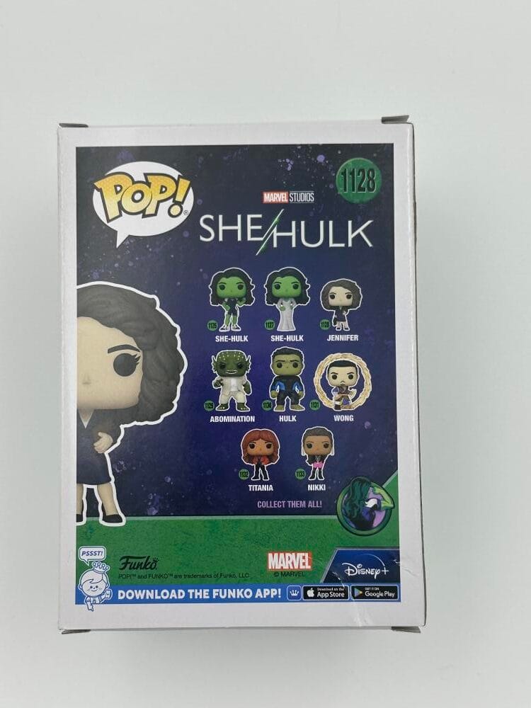 Tatiana Maslany Signed Jennifer Funko Pop 1128 She-Hulk Autograph Bas Marvel 908 - Image 3