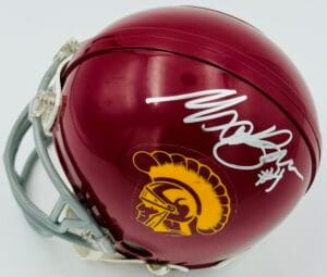 MAX BROWNE SIGNED USC TROJANS MINI HELMET SOUTHERN CALIFORNIA AUTOGRAPH COA K1
