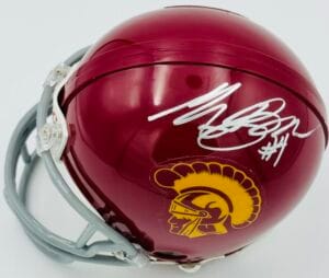 MAX BROWNE SIGNED USC TROJANS MINI HELMET SOUTHERN CALIFORNIA AUTOGRAPH COA J1