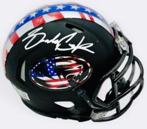 BRADY COOK SIGNED MISSOURI TIGERS USA MINI HELMET AUTOGRAPH BECKETT WITNESS J066