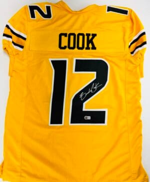 BRADY COOK SIGNED CUSTOM GAME CUT JERSEY MISSOURI TIGERS AUTOGRAPH BECKETT K232