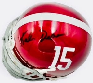 KALEN DEBOER SIGNED ALABAMA CRIMSON TIDE SIGNED MINI HELMET AUTOGRAPH BAS J32