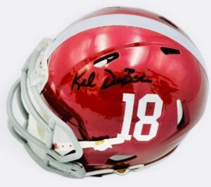 KALEN DEBOER SIGNED ALABAMA CRIMSON TIDE SIGNED MINI HELMET AUTOGRAPH BAS J33