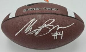 MAX BROWNE SIGNED OFFICIAL SPIRAL TECH NIKE FOOTBALL USC TROJANS AUTOGRAPH J7