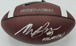 MAX BROWNE SIGNED OFFICIAL SPIRAL TECH NIKE FOOTBALL USC TROJANS AUTOGRAPH J2