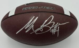 MAX BROWNE SIGNED OFFICIAL SPIRAL TECH NIKE FOOTBALL USC TROJANS AUTOGRAPH K1