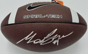 MAX BROWNE SIGNED OFFICIAL SPIRAL TECH NIKE FOOTBALL USC TROJANS AUTOGRAPH J6