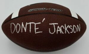 DONTE JACKSON SIGNED NIKE SPIRAL TECH FOOTBALL LSU TIGERS PITTSBURGH STEELERS J1
