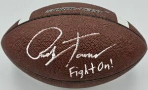 RICKY TOWN SIGNED NIKE SPIRAL TECH FOOTBALL PITTSBURGH PANTHERS AUTOGRAPH COA J3