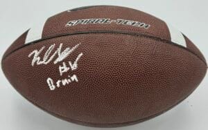 KEISEAN LUCIER SOUTH SIGNED NIKE SPIRAL TECH FOOTBALL UCLA BRUINS AUTOGRAPH J1