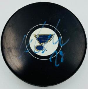 ALEX PIETRANGELO SIGNED ST. LOUIS BLUES HOCKEY PUCK TEAM CANADA AUTOGRAPH COA J5