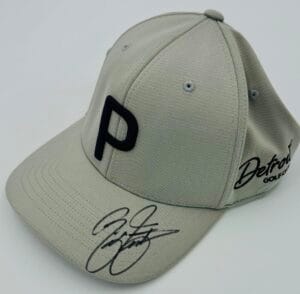 RICKIE FOWLER SIGNED PUMA GOLF HAT 2024 ROCKET MORTGAGE DETROIT CLUB BAS K63