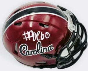 DEBO WILLIAMS SIGNED SOUTH CAROLINA GAMECOCKS MINI HELMET AUTOGRAPH BECKETT J58