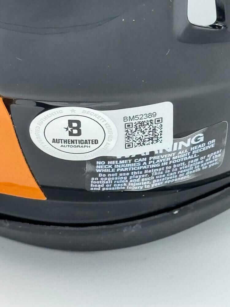 Keenan Pili Signed Tennessee Volunteers Mini Helmet Vols Autograph Beckett J89 - Image 2