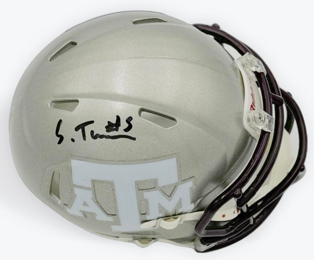 SHEMAR TURNER SIGNED TEXAS A&M AGGIES MINI FOOTBALL HELMET AUTOGRAPH BAS BECKETT J85