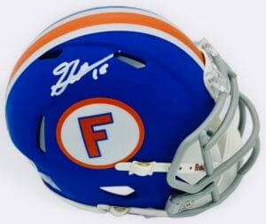 GRAHAM MERTZ SIGNED FLORIDA GATORS MINI FOOTBALL HELMET AUTOGRAPH BECKETT J05