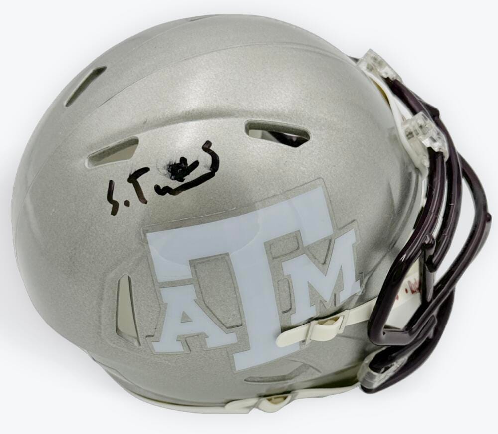 SHEMAR TURNER SIGNED TEXAS A&M AGGIES MINI FOOTBALL HELMET AUTOGRAPH BAS BECKETT K83