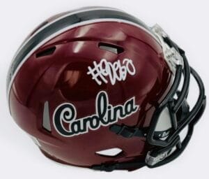 DEBO WILLIAMS SIGNED SOUTH CAROLINA GAMECOCKS MINI HELMET AUTOGRAPH BECKETT K55