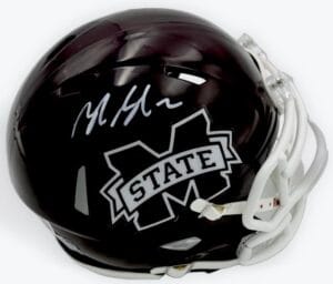 BLAKE SHAPEN SIGNED MISSISSIPPI STATE BULLDOGS MINI HELMET AUTOGRAPH BAS K375