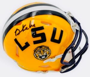 BRIAN KELLY SIGNED LSU TIGERS MINI FOOTBALL HELMET AUTOGRAPH BAS BECKETT K31