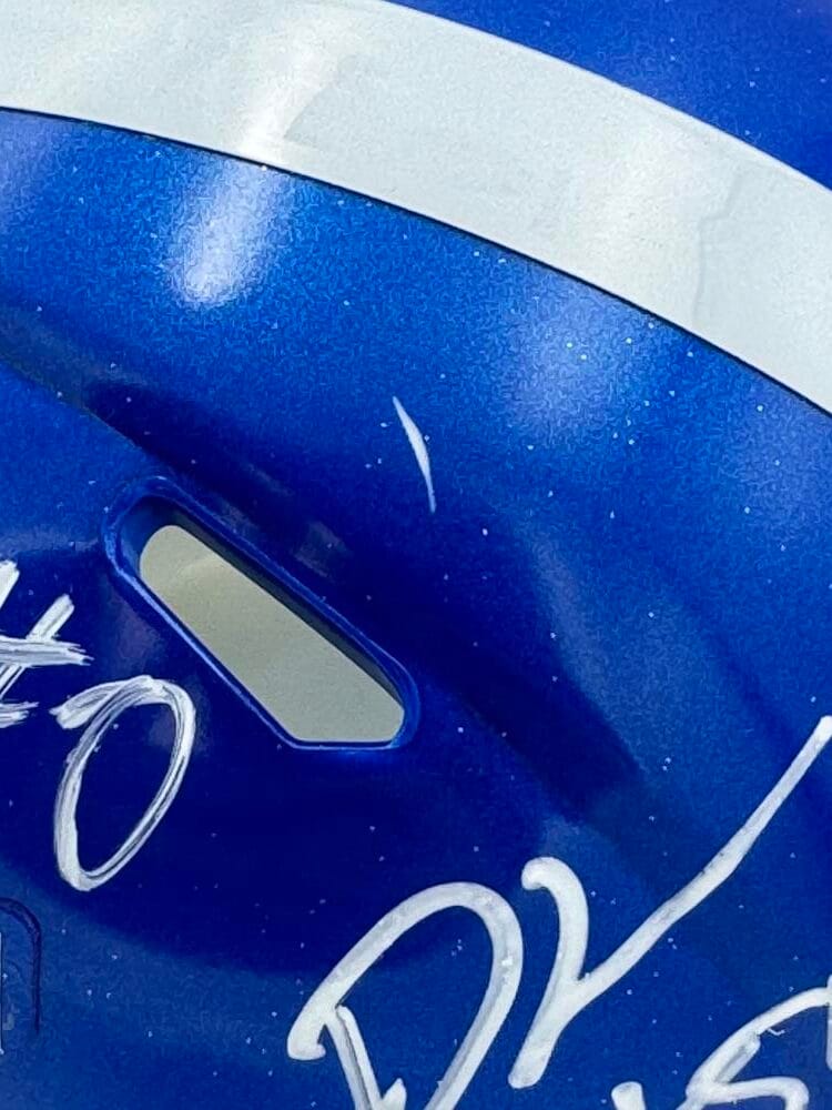 Deone Walker D'Eryk Johnson Marques Cox Signed Kentucky Wildcats Mini Helmet Bas K44 - Image 3