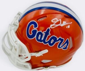 GRAHAM MERTZ SIGNED FLORIDA GATORS MINI FOOTBALL HELMET AUTOGRAPH BAS BECKETT K406