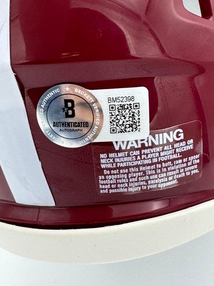 Kalen Deboer Signed Alabama Crimson Tide Signed Mini Helmet Autograph Bas J98 - Image 2