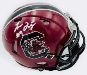 LUKE DOTY SIGNED SOUTH CAROLINA GAMECOCKS MINI HELMET AUTOGRAPH BECKETT BAS J60