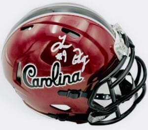 LUKE DOTY SIGNED SOUTH CAROLINA GAMECOCKS MINI HELMET AUTOGRAPH BECKETT BAS J59