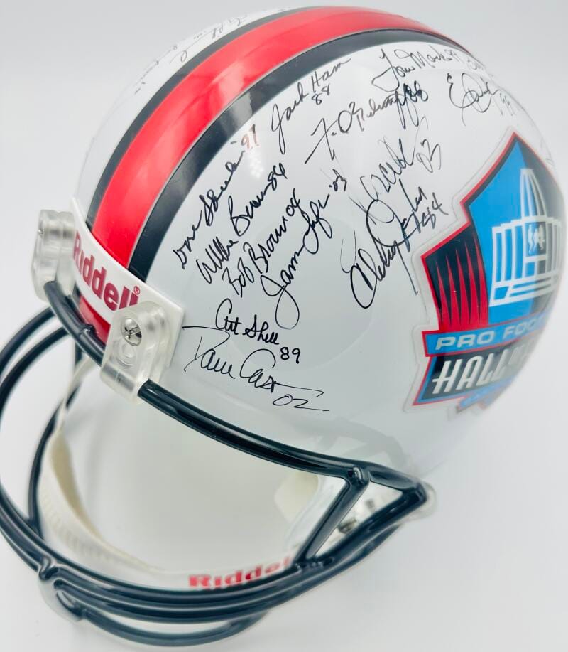 Jim Brown Dan Marino Joe Montana Jerry Rice Signed Hall Of Fame