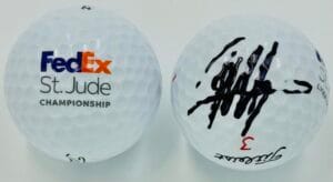 COLLIN MORIKAWA SIGNED FEDEX ST JUDE CHAMPIONSHIP GOLF BALL AUTOGRAPH COA K1