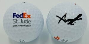 AARON RAI SIGNED FEDEX ST JUDE CHAMPIONSHIP GOLF BALL MASTERS AUTOGRAPH COA K1
