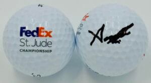 AARON RAI SIGNED FEDEX ST JUDE CHAMPIONSHIP GOLF BALL MASTERS AUTOGRAPH COA K2