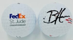 BRIAN HARMAN SIGNED FEDEX ST JUDE CHAMPIONSHIP GOLF BALL MASTERS AUTOGRAPH J1