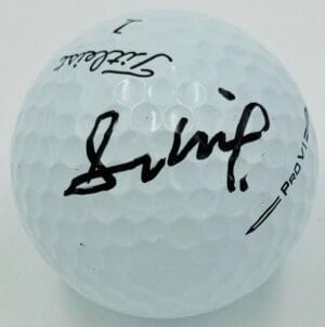 SAHITH THEEGALA SIGNED PERSONAL TITLEIST PRO V1 GOLF BALL 2024 AUTOGRAPH COA J1