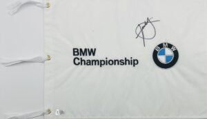 XANDER SCHAUFFELE SIGNED BMW CHAMPIONSHIP EMBROIDERED GOLF PIN FLAG BAS K56