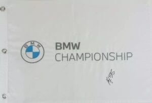 KEEGAN BRADLEY SIGNED BMW CHAMPIONSHIP GOLF PIN FLAG RYDER CUP 2024 AUTOGRAPH J1